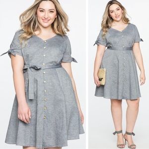 Eloquii gray dress